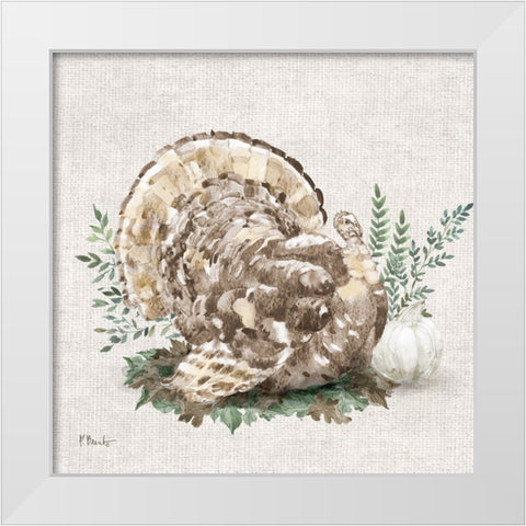 Heirloom Harvest I - Sage White Modern Wood Framed Art Print by Brent, Paul