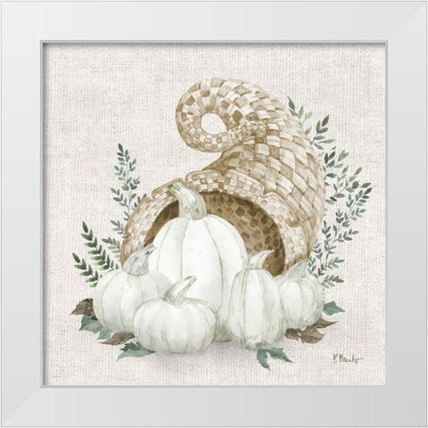 Heirloom Harvest IV - Sage White Modern Wood Framed Art Print by Brent, Paul