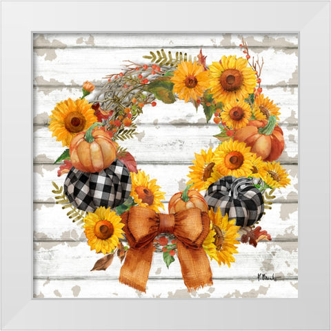 Rustic Fall VII White Modern Wood Framed Art Print by Brent, Paul