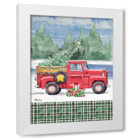 Holiday Campground Pass Vertical II White Modern Wood Framed Art Print by Brent, Paul