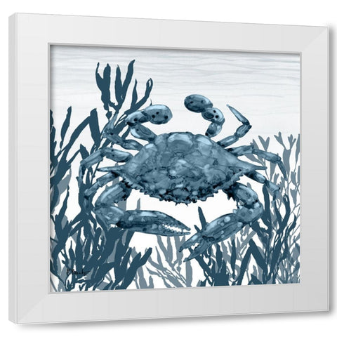 Tonga Sealife III - Indigo White Modern Wood Framed Art Print by Brent, Paul