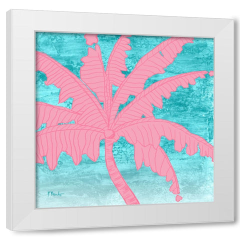 Sketched Palm I White Modern Wood Framed Art Print by Brent, Paul