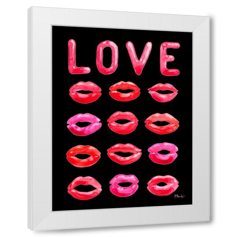 Lovers Day Vertical I - Black White Modern Wood Framed Art Print by Brent, Paul