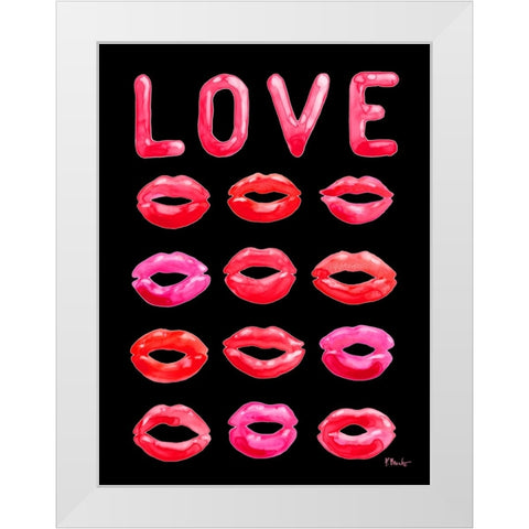 Lovers Day Vertical I - Black White Modern Wood Framed Art Print by Brent, Paul