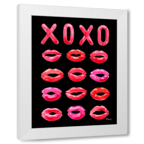 Lovers Day Vertical II - Black White Modern Wood Framed Art Print by Brent, Paul
