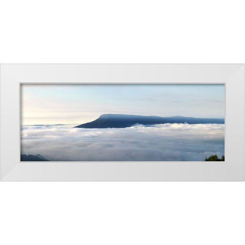Above The Clouds Pano White Modern Wood Framed Art Print by Lee, Rachel