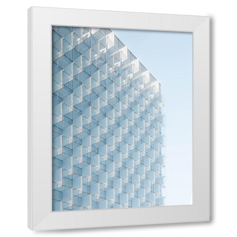 Abstract 10 White Modern Wood Framed Art Print by Lee, Rachel