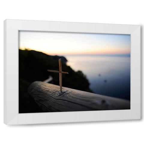 Abstract 15 White Modern Wood Framed Art Print by Lee, Rachel