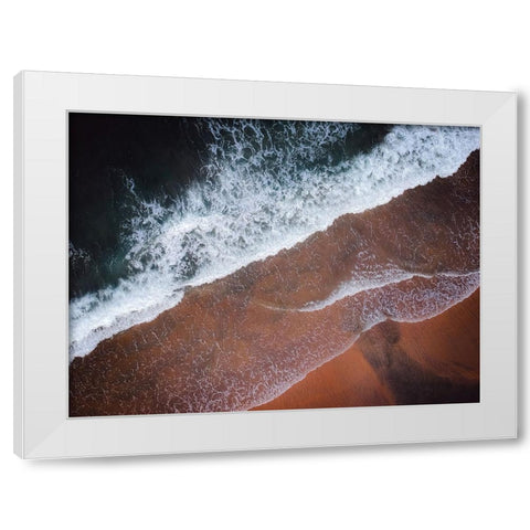 Aerial 10 White Modern Wood Framed Art Print by Lee, Rachel