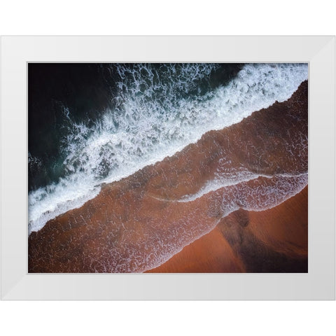 Aerial 10 White Modern Wood Framed Art Print by Lee, Rachel