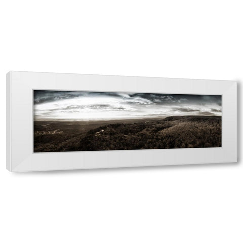 Aerial 5 White Modern Wood Framed Art Print by Lee, Rachel