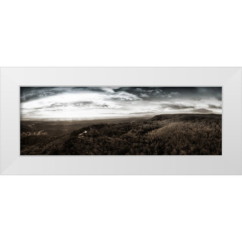 Aerial 5 White Modern Wood Framed Art Print by Lee, Rachel