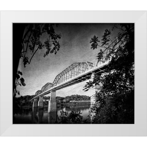 Afternoon Walnut BW White Modern Wood Framed Art Print by Lee, Rachel