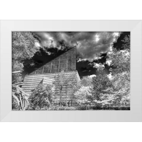 Aquarium 2 HDR BW White Modern Wood Framed Art Print by Lee, Rachel