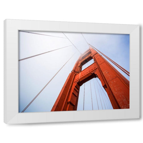 Architectural 6 White Modern Wood Framed Art Print by Lee, Rachel