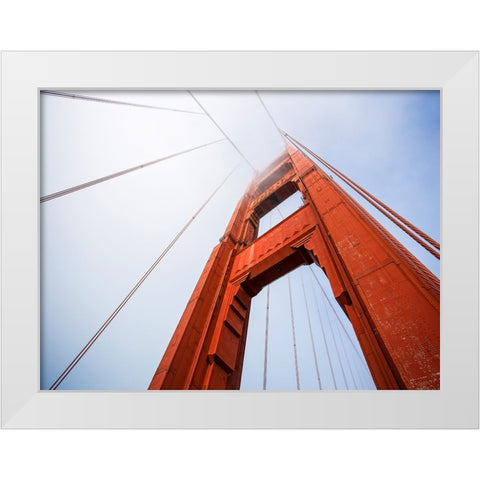 Architectural 6 White Modern Wood Framed Art Print by Lee, Rachel
