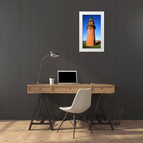 Beach 13 White Modern Wood Framed Art Print by Lee, Rachel
