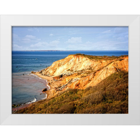 Beach 19 White Modern Wood Framed Art Print by Lee, Rachel