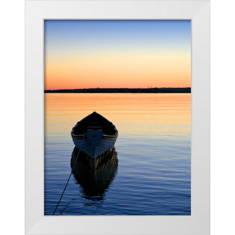 Beach 8 White Modern Wood Framed Art Print by Lee, Rachel