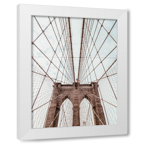 Bridge 4 White Modern Wood Framed Art Print by Lee, Rachel