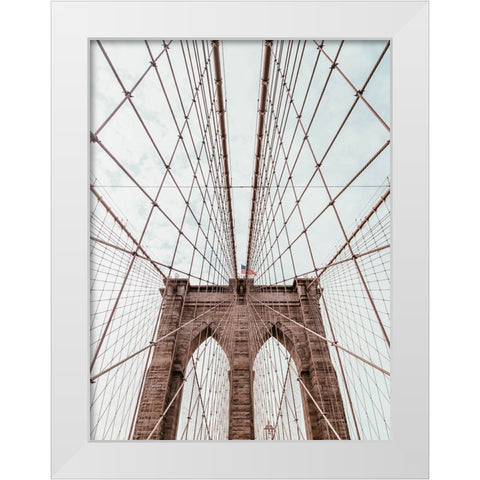 Bridge 4 White Modern Wood Framed Art Print by Lee, Rachel