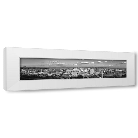 Cameron Hill View BW White Modern Wood Framed Art Print by Lee, Rachel
