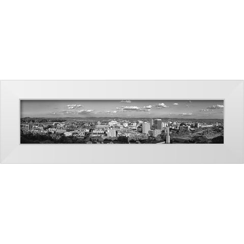 Cameron Hill View BW White Modern Wood Framed Art Print by Lee, Rachel