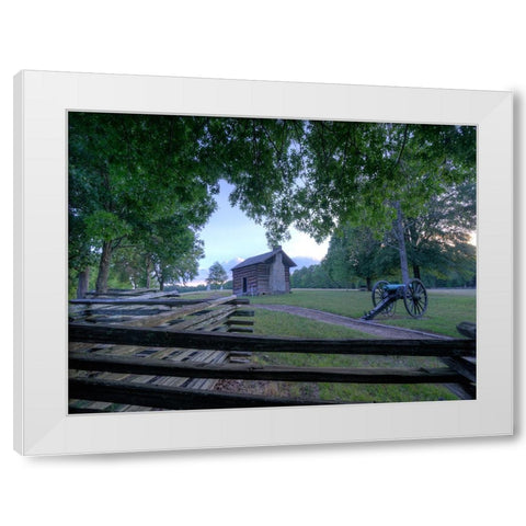 Chickamauga 1 White Modern Wood Framed Art Print by Lee, Rachel