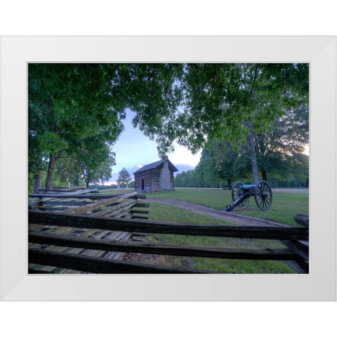 Chickamauga 1 White Modern Wood Framed Art Print by Lee, Rachel