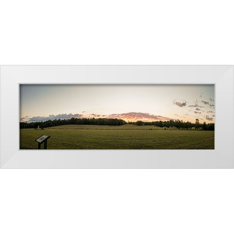 Chickamauga 14 White Modern Wood Framed Art Print by Lee, Rachel
