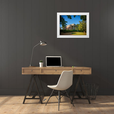 Chickamauga 17 White Modern Wood Framed Art Print by Lee, Rachel