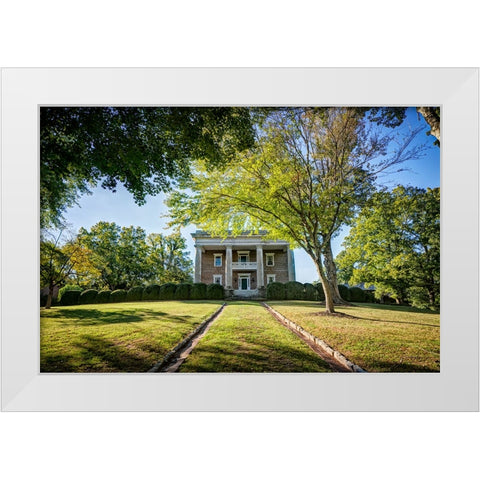 Chickamauga 19 White Modern Wood Framed Art Print by Lee, Rachel