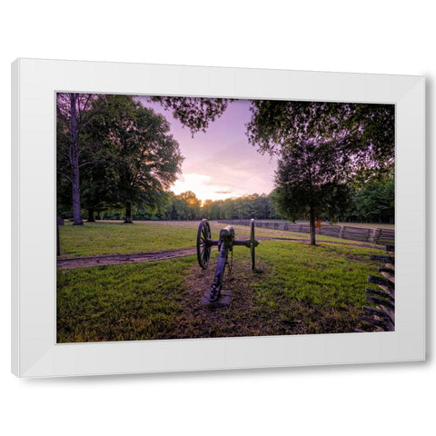Chickamauga 2 White Modern Wood Framed Art Print by Lee, Rachel