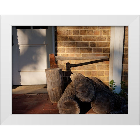 Chickamauga 23 White Modern Wood Framed Art Print by Lee, Rachel