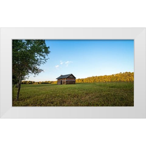 Chickamauga 3 White Modern Wood Framed Art Print by Lee, Rachel