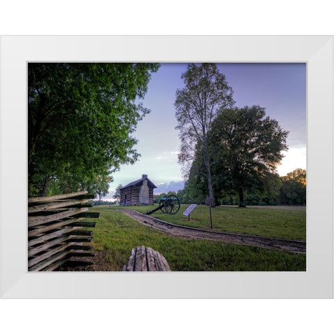Chickamauga 4 White Modern Wood Framed Art Print by Lee, Rachel