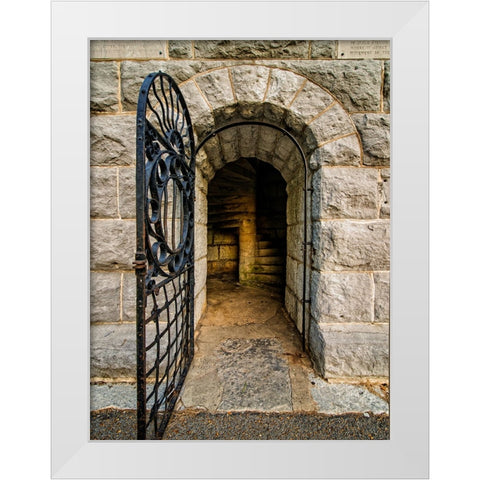 Chickamauga 9 White Modern Wood Framed Art Print by Lee, Rachel