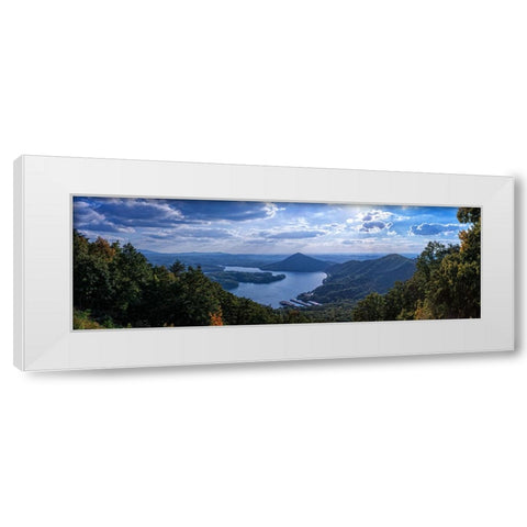 Chilhowee Mountain Pano White Modern Wood Framed Art Print by Lee, Rachel