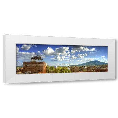 Choo Choo to Lookout Pano White Modern Wood Framed Art Print by Lee, Rachel
