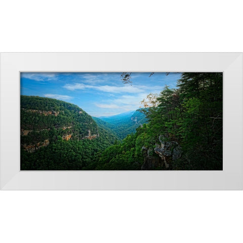 Cloudland Canyon White Modern Wood Framed Art Print by Lee, Rachel