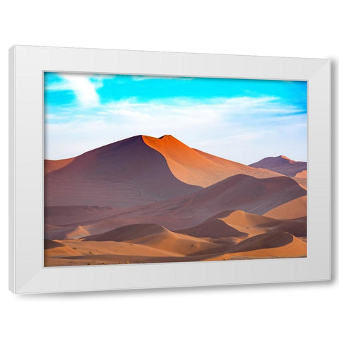 Desert 2 White Modern Wood Framed Art Print by Lee, Rachel