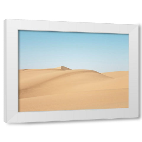 Desert 4 White Modern Wood Framed Art Print by Lee, Rachel