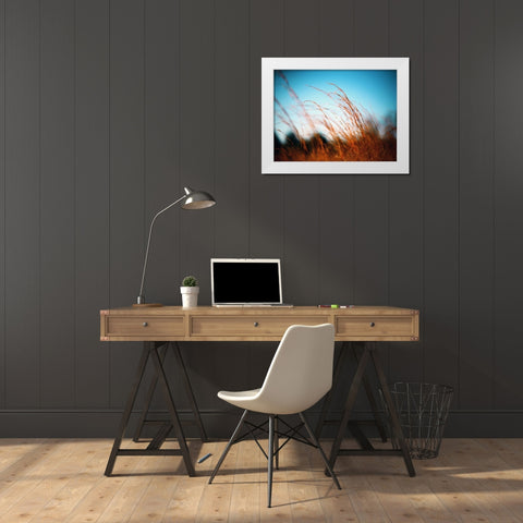 Field 20 White Modern Wood Framed Art Print by Lee, Rachel