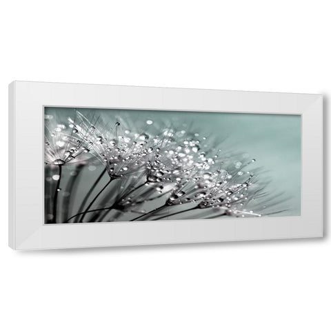 Flower 55 Grayscale White Modern Wood Framed Art Print by Lee, Rachel