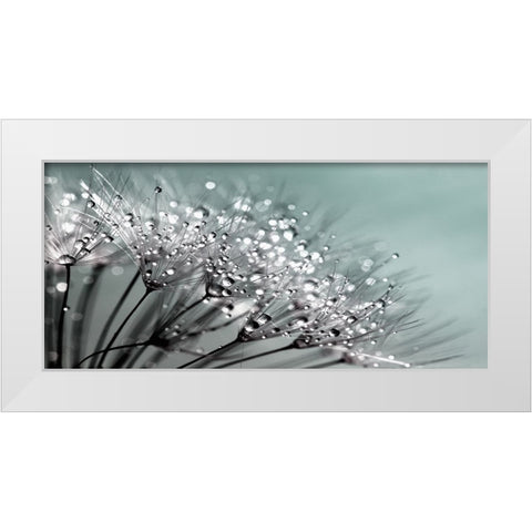 Flower 55 Grayscale White Modern Wood Framed Art Print by Lee, Rachel