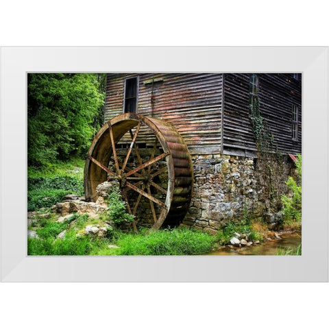 Grist Mill White Modern Wood Framed Art Print by Lee, Rachel