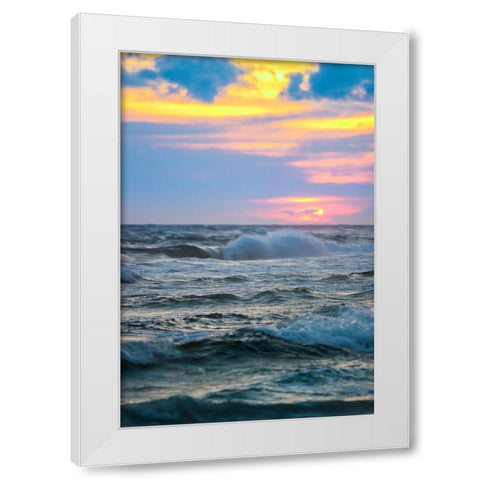Gulf Shores 2 White Modern Wood Framed Art Print by Lee, Rachel