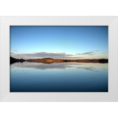 Hiwassee Refuge 1 White Modern Wood Framed Art Print by Lee, Rachel