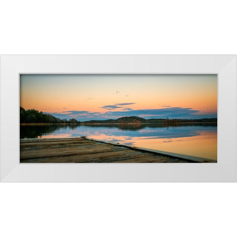 Hiwassee Refuge 5 White Modern Wood Framed Art Print by Lee, Rachel