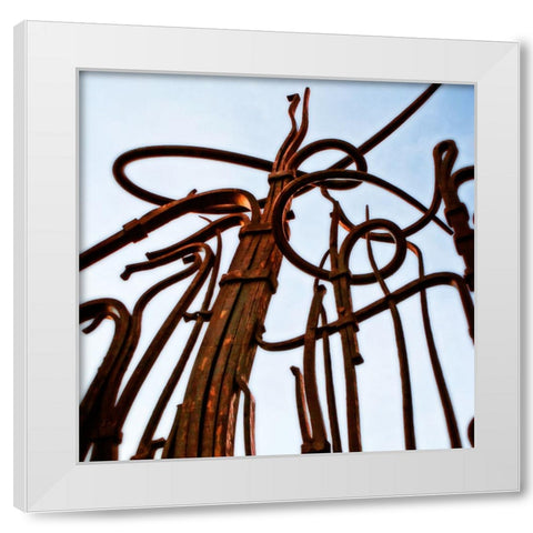 Hunter Iron Rust White Modern Wood Framed Art Print by Lee, Rachel